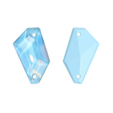 Aquamarine AM De-Art Shape High Quality Glass Sew-on Rhinestones WholesaleRhinestone